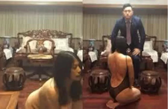 【驯养记完整版】,富家少爷圈养小母狗,日常露脸调教记录,舔鞋舔屌,内裤套头啪啪,对话精彩